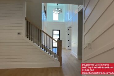 Mark’s Tours: Custom New Home, 5697 Sq. Ft, Finished Bsmt, 1 Acre Lot, @greathomesatl (Instagram)
