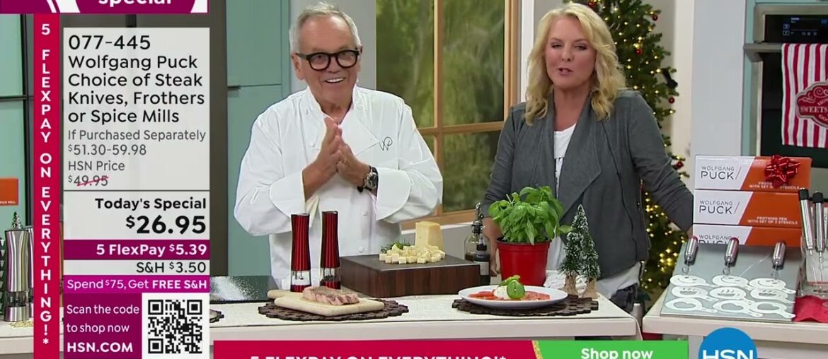 HSN | Chef Wolfgang Puck Holiday Favorites 10.14.2022 - 01 AM