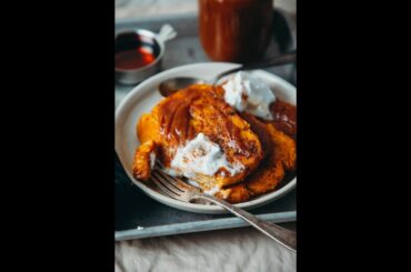 Plant-Based Pumpkin pie French toast