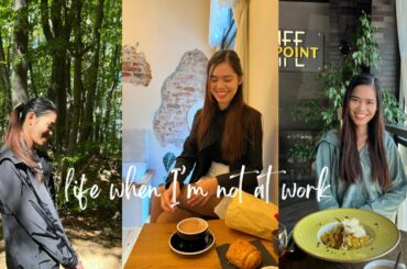 Day off chronicles | new French bakery in the city, cafe vlog, hiking