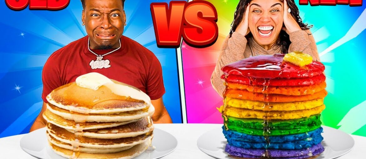 NEW VS OLD FOOD CHALLENGE #3