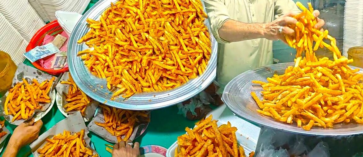 2000+ KG Potato Fries a Week Street Food Pakistan, Street French Fries, French fries recipe