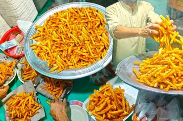 2000+ KG Potato Fries a Week Street Food Pakistan, Street French Fries, French fries recipe