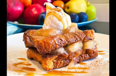 Caramel Apple Pie French Toast