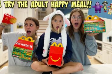 Adult Happy Meal VS Kid Happy Meal!