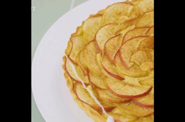 Very simple French apple tart recipe #shorts #cooking #asmr