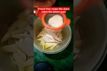 french fries recipe crispy french fries