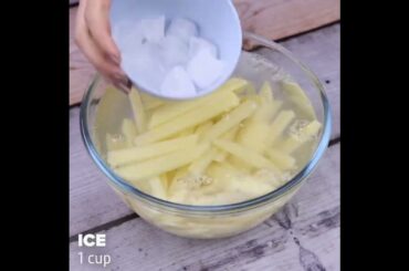 homemade crispy perfect french fries recipe with tips & tricks #dayzdreaming #shorts #viral