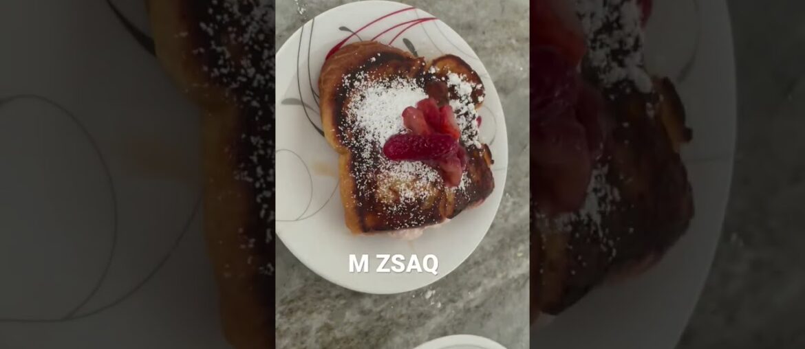 Stuffed French toast! #breakfast #brunch #frenchtoast #Asmr #mzsaq #food #art #shorts