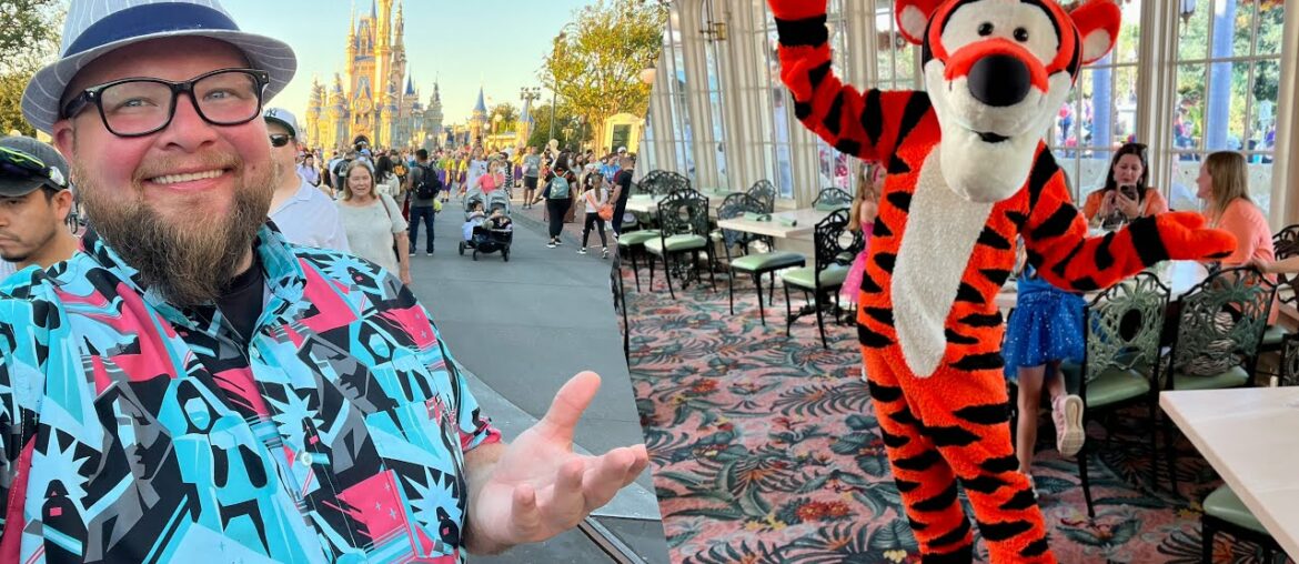 Disney’s Magic Kingdom 2022 | Crystal Palace Character Dining & Meeting Cast Members | Disney Parks