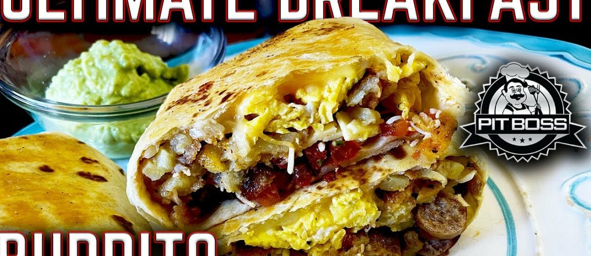THE ULTIMATE LOADED BREAKFAST BURRITO MADE ON FLAT TOP GRILL! PIT BOSS SIERRA GRIDDLE COOK