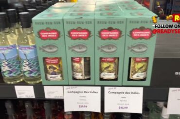 Everything Wine & More Rum Store Tour in Alberta Canada. So many  rums to choose from! #readysetrum