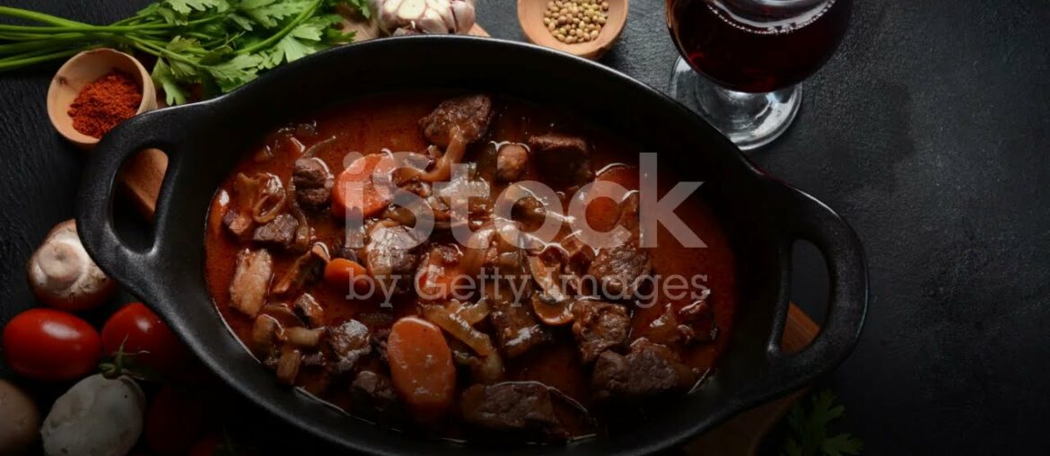 Beef Bourguignon (French Recipe)