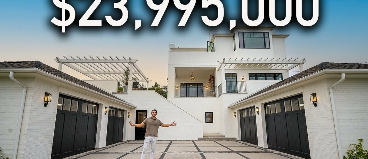 Inside a $23,995,000 Pacific Palisades Mansion with Incredible Ocean Views! Inside a $23,995,000 Pacific Palisades Mansion with Incredible Ocean Views!