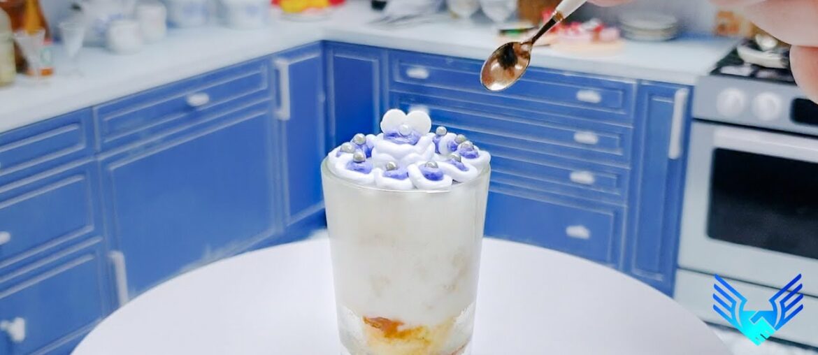 How to make delicious custard apple panna cotta French recipe | Cooking Miniature