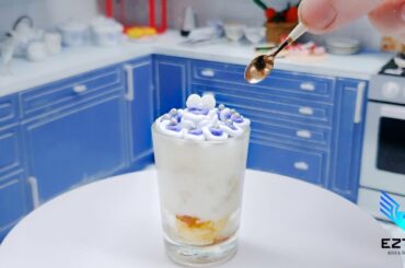 How to make delicious custard apple panna cotta French recipe | Cooking Miniature