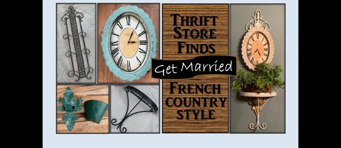 French Country Wall Decor Thrift Store Finds Become One Reuse and Repurpose Resale Items with Clock French Country Wall Decor Thrift Store Finds Become One Reuse and Repurpose Resale Items with Clock