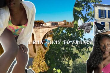 I ran away to France|....cause the world is on fire...again