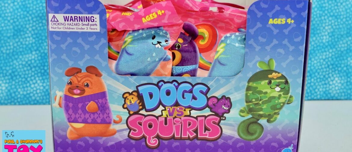 Dogs vs Squirls Blind Bag Plush Unboxing Review | PSToyReviews