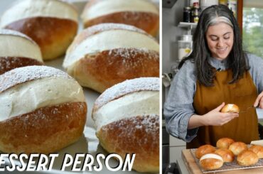 Claire Saffitz Makes Easy Vanilla Maritozzi Recipe | Dessert Person