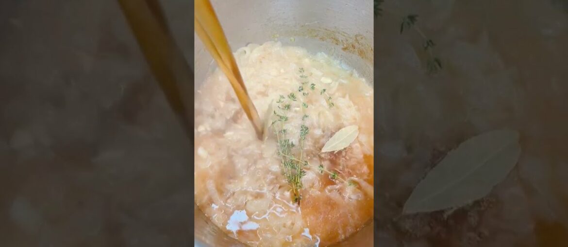 How to make French onion soup!