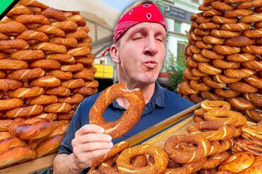 Eating Turkish Street Food For 24 Hours in Istanbul!! Is This Asian Food??