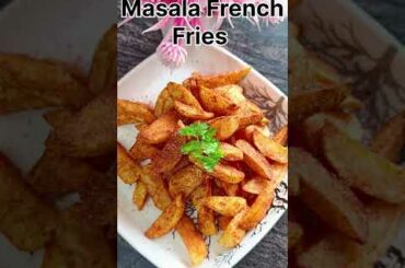 Crispy Masala French Fries Recipe | Home made French Fries Recipe | Easy Snacks Recipe #shorts