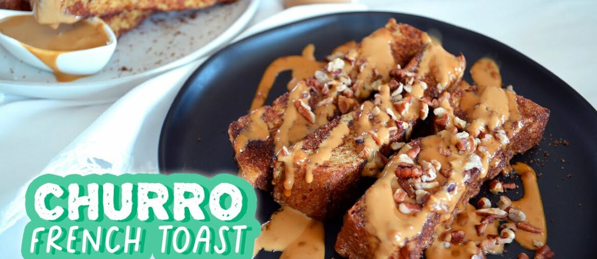 CLASE EN VIVO: CHURRO FRENCH TOAST CON SALSA DE DULCE DE LECHE (no te imaginas lo rico)