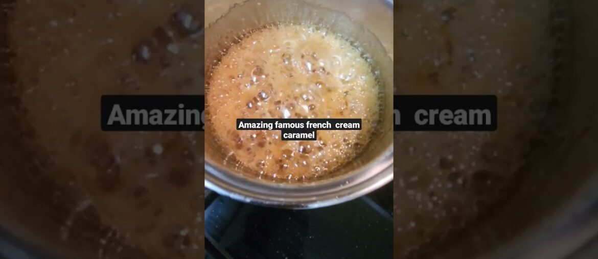#French #cream #caramel soooo easy to make best freshing sweet desert with white wine