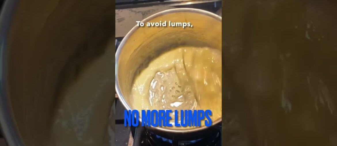 No more lumps in your sauces, soups, and gravies!