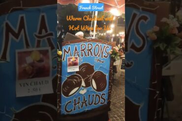 French Autumn Evening, Warm chestnut, Hot Wine for Us and a Carousel ride for the Kids