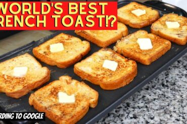 THE WORLD'S BEST FRENCH TOAST RECIPE? Review & How To