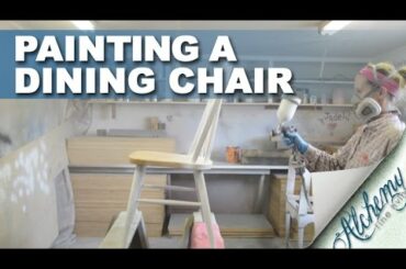 How to paint a dining chair