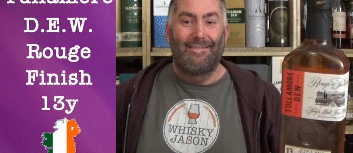 Tullamore D.E.W. ROUGE 13 Years Old Single Malt Irish Whiskey Review by WhiskyJason