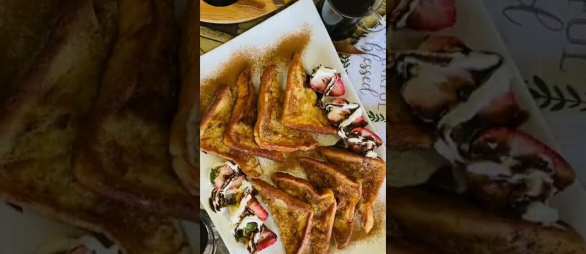 WORLD FAMOUS VIRAL TWISTED FRENCH TOAST RECIPE #shorts #ytshorts #viral #recipe #reels #frenchtoast