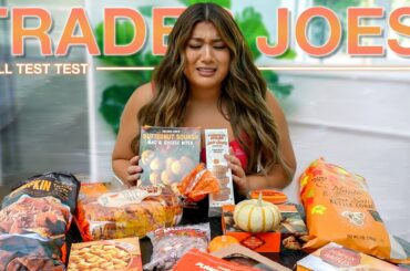 Trying Trader Joe’s Fall Foods *it was GROSS lol*