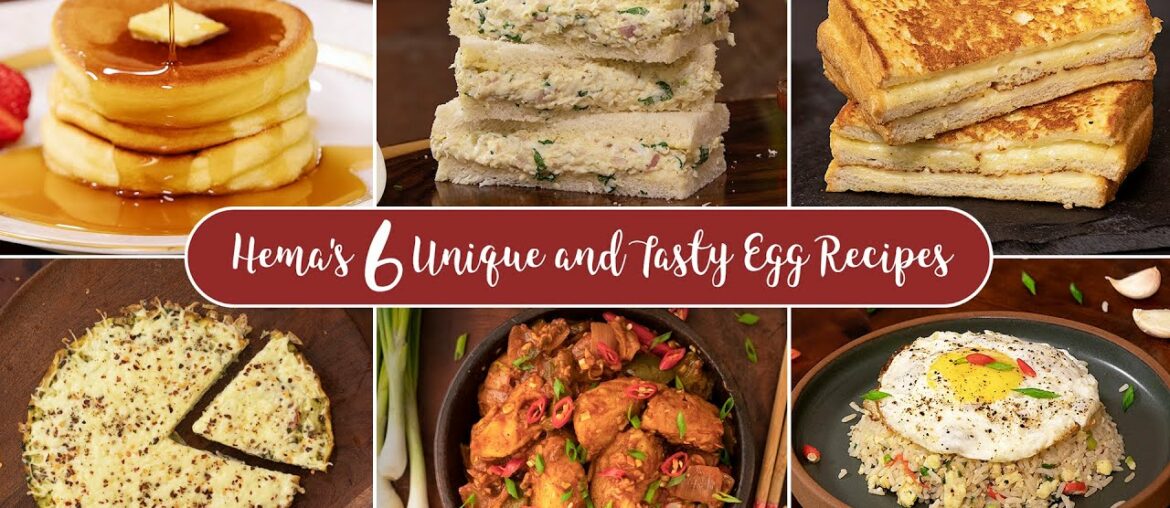 6 Tasty Egg Recipes | Egg Recipes for Breakfast | Egg Snacks Recipes | Street Food Recipe l Eggs