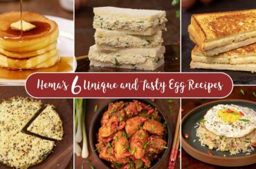 6 Tasty Egg Recipes | Egg Recipes for Breakfast | Egg Snacks Recipes | Street Food Recipe l Eggs