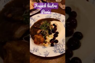 Paris bistro #shorts #foodie #paris #france #vlog #tiktok