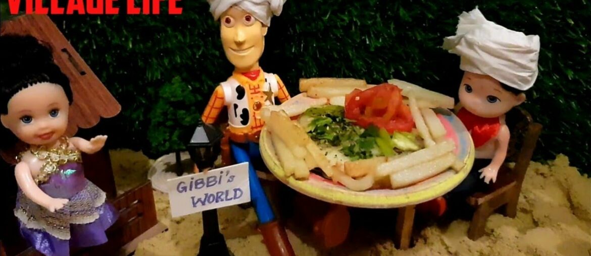 Miniature Cheese Omelette And French Fries Recipe