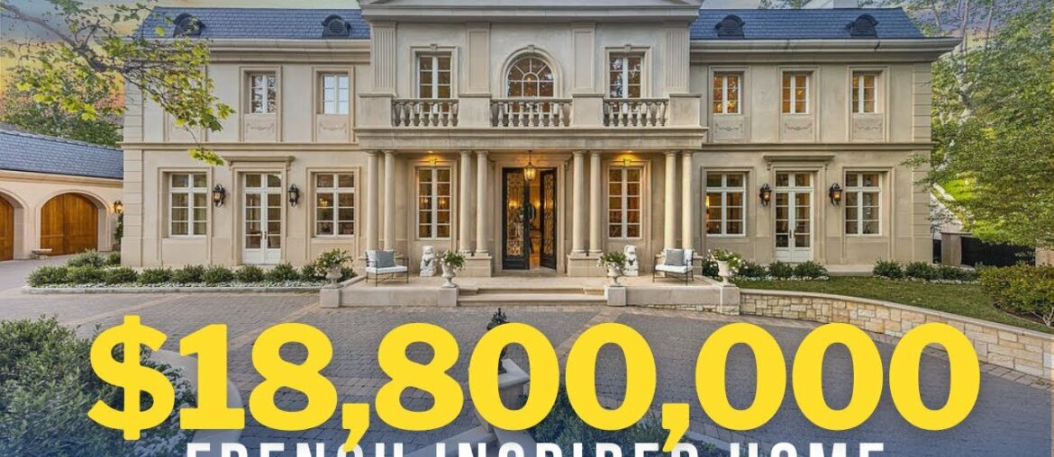 Touring an $18,800,000 French Chateau Inspired listing situated in Bel Air
