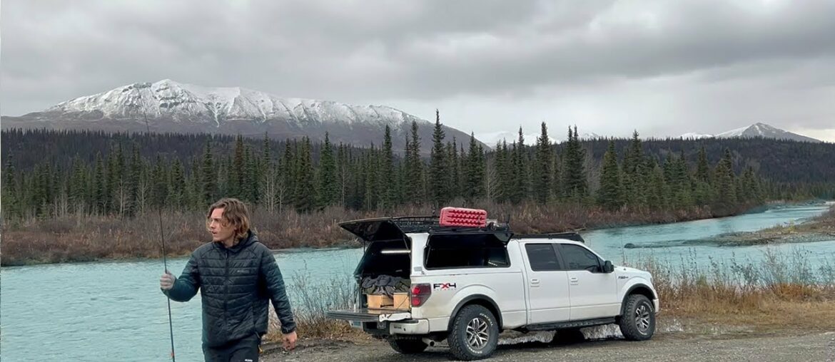 Riverside Truck Camping in Alaska