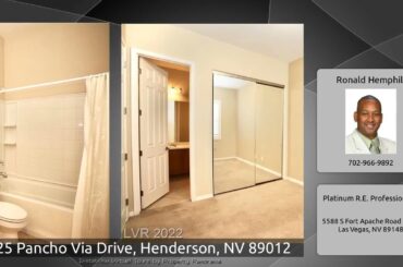225 Pancho Via Drive, Henderson, NV 89012