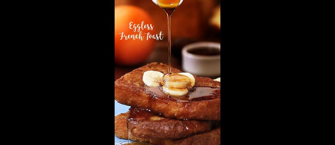 Eggless French Toast | Breakfast Recipes #shorts