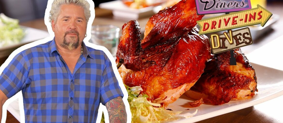 Guy Fieri Eats Drunken Chicken at Biergarten LA | Diners, Drive-Ins and Dives | Food Network Guy Fieri Eats Drunken Chicken at Biergarten LA | Diners, Drive-Ins and Dives | Food Network