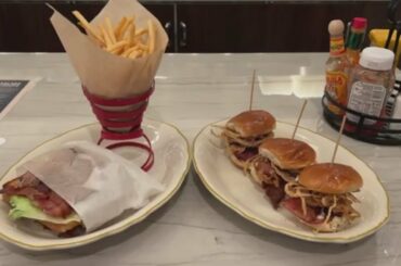 Halloween Night in Downtown Las Vegas and Bacon Nation in the D casino. Brand New Restaurant!