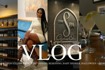 VLOG | BIRTHDAY CELEBRATION, FUN GAME NIGHT, WINE TASTING, BABY SHOWER, HALLOWEEN PARTY + MORE