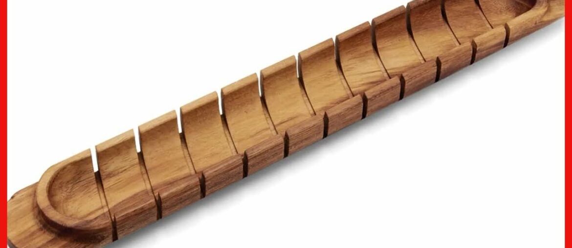 Ironwood Gourmet Avignon Baguette Miter, Acacia Wood 1.75 x 3.5 x 26.25 inches