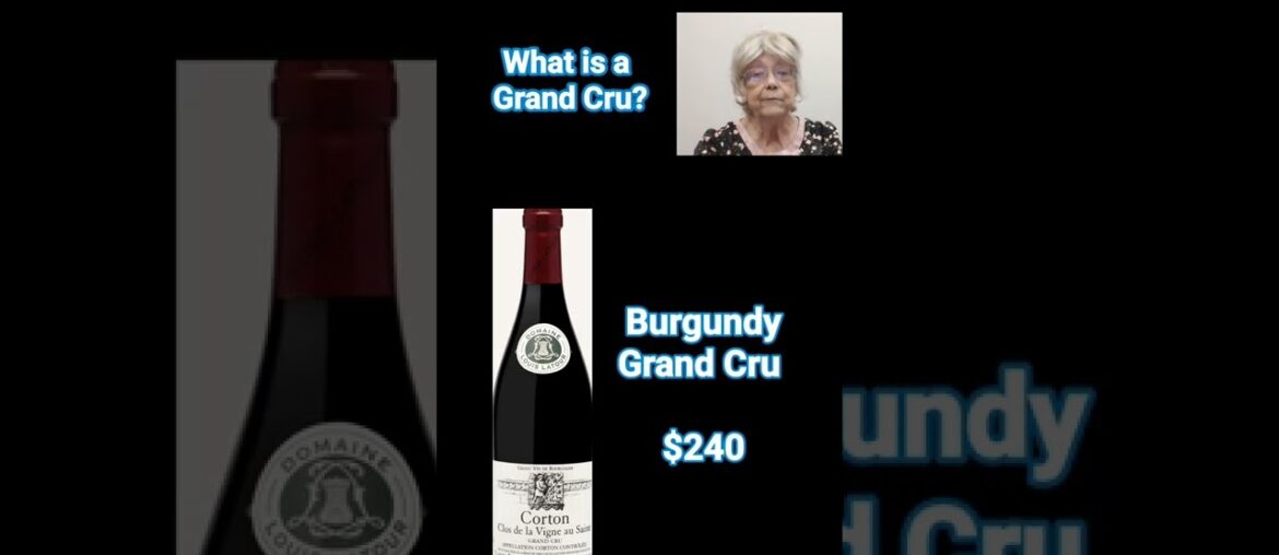 What is a Grand Cru Wine? (104d) #wine  #grandcru #grandcruwine #winecru #winetasting #shorts