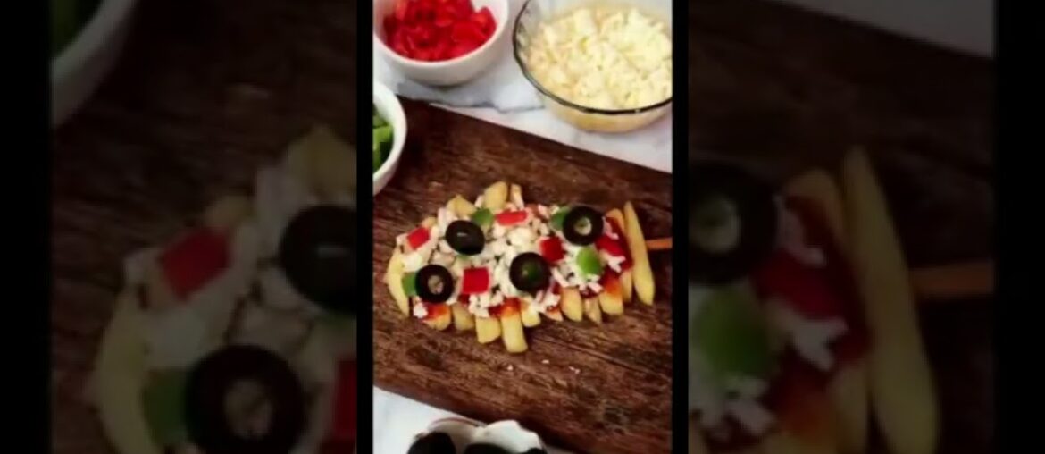 Cheese Fries Bites - French Fries - How to Make Cheese Fries  #shorts #viral #how #fries